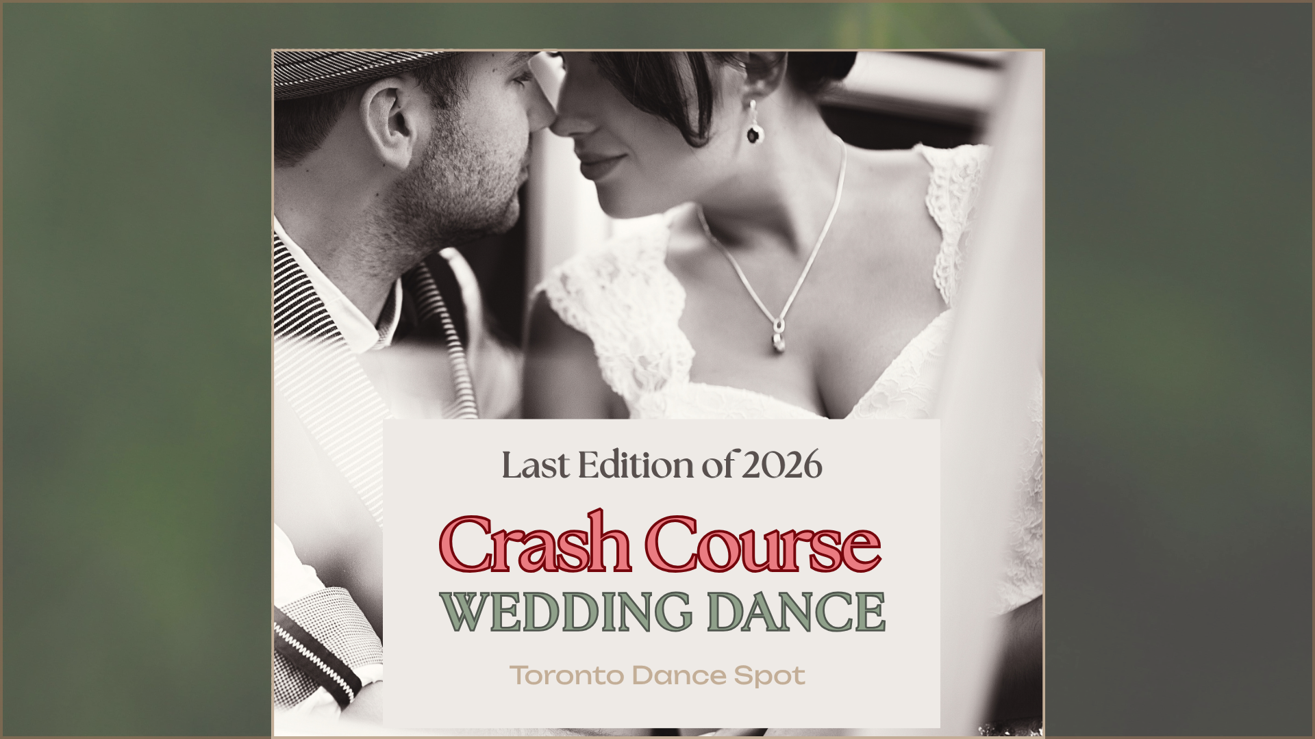 2-hour wedding dance crash course Toronto — Toronto Dance Spot, Bloor West Village